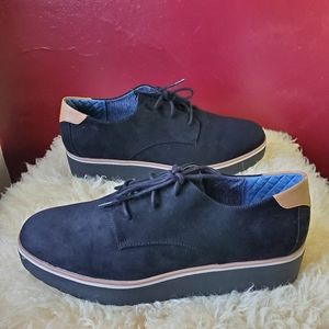 Black Dr. Sholl's platform lace-up shoe, size 11